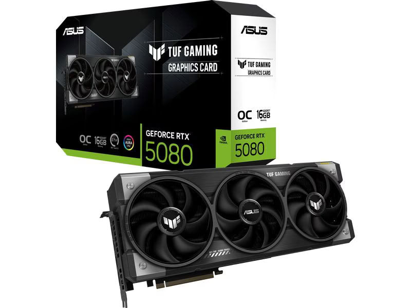 ASUS Grafikkarte TUF RTX 5080 OC Edition 16GB – Gaming ASUS