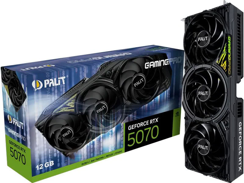Palit Grafikkarte GeForce RTX 5070 GamingPro 12 GB GDDR7 Palit