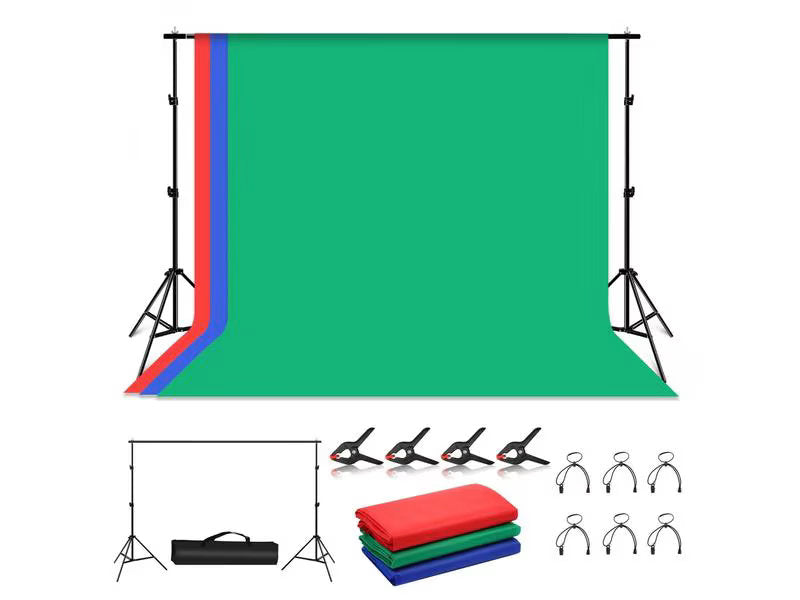 Puluz Hintergrundsystem Kit 2x3 Meter Green Screen Puluz