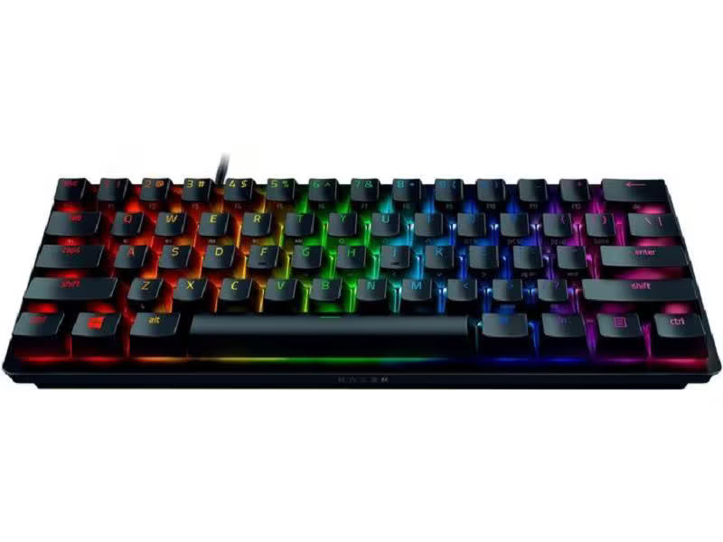 Razer Gaming-Tastatur Huntsman Mini Purple Switch Razer