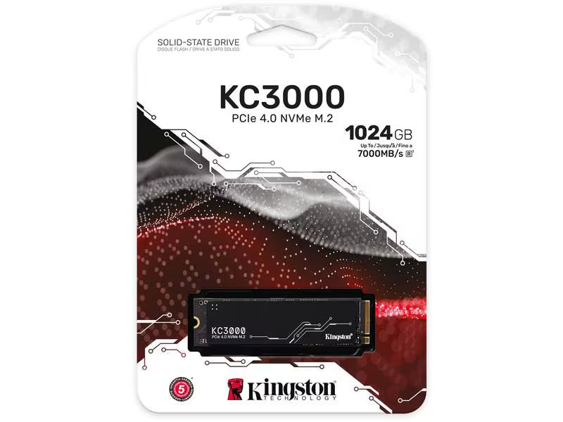 Kingston SSD KC3000 M.2 2280 NVMe 1024 GB Kingstone