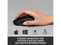 Logitech Maus M330 Silent Plus Schwarz Logitech