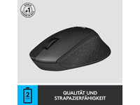 Logitech Maus M330 Silent Plus Schwarz Logitech