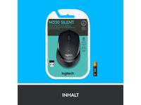 Logitech Maus M330 Silent Plus Schwarz Logitech