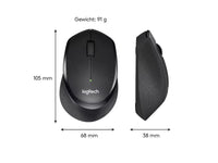 Logitech Maus M330 Silent Plus Schwarz Logitech