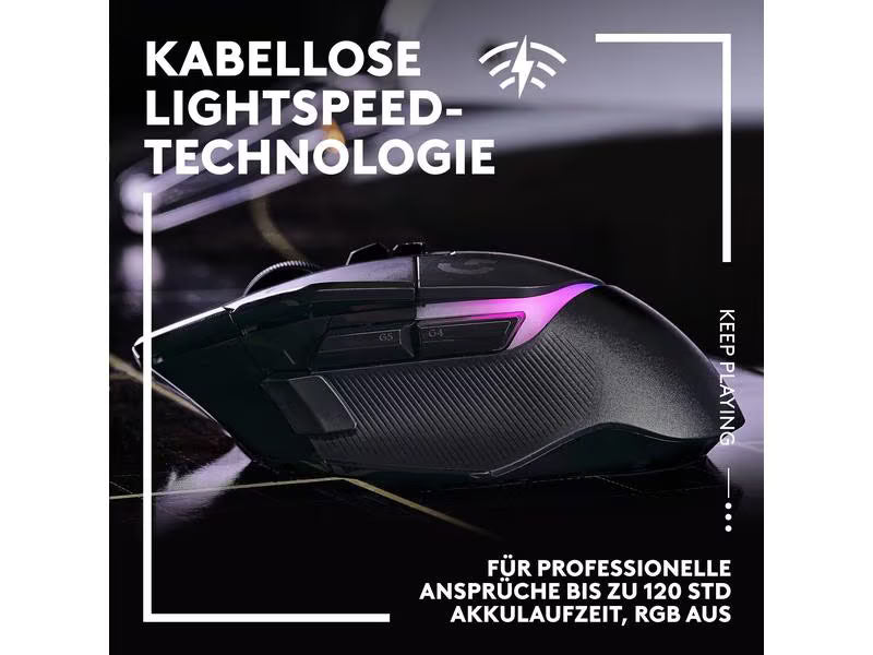Logitech Gaming-Maus G502 X Plus Schwarz Logitech