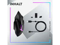 Logitech Gaming-Maus G502 X Plus Schwarz Logitech