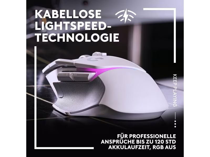 Logitech Gaming-Maus G502 X Plus Weiss Logitech