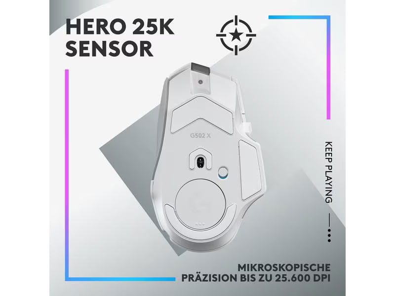 Logitech Gaming-Maus G502 X Plus Weiss Logitech