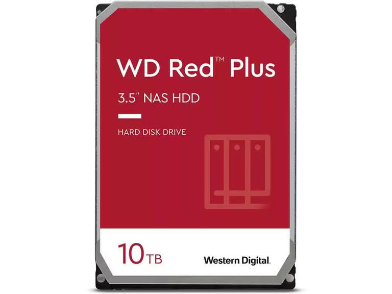 WD Red Plus Harddisk 3.5" SATA 10 TB Western Digital