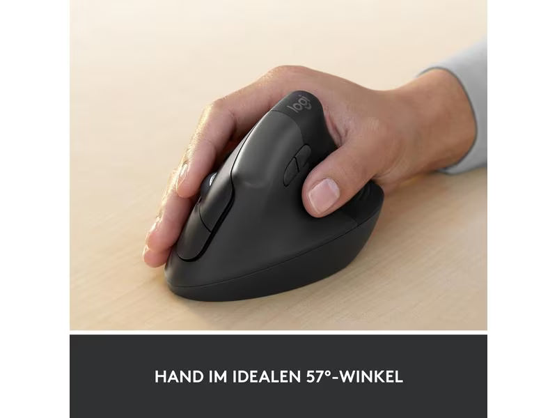 Logitech Ergonomische Maus Lift for Business Graphite Logitech