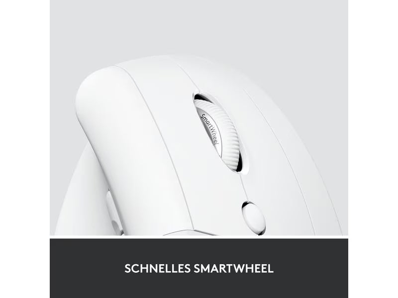 Logitech Ergonomische Maus Lift for Business Off-white Logitech