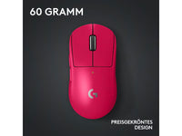Logitech Gaming-Maus Pro X Superlight 2 Lightspeed Magenta Logitech