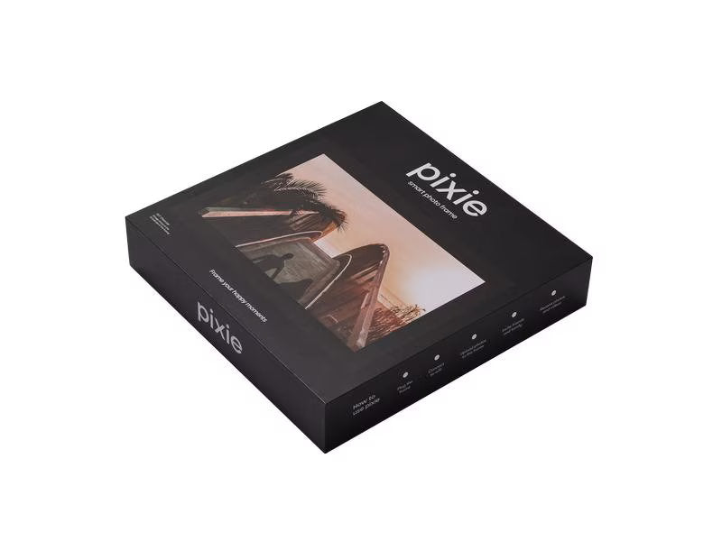 PIXIE Digitaler Bilderrahmen 10.1 " Schwarz PIXIE