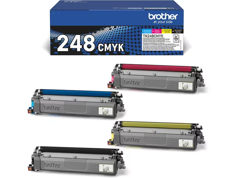 Brother Toner TN-248 VAL Black/Cyan/Magenta/Gelb Brother