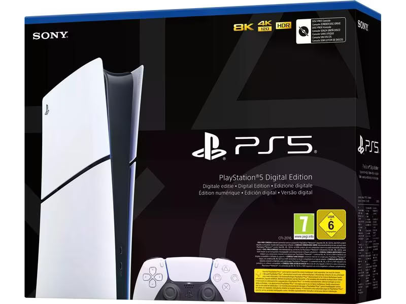 Sony Spielkonsole PlayStation 5 Slim – Digital Edition Sony
