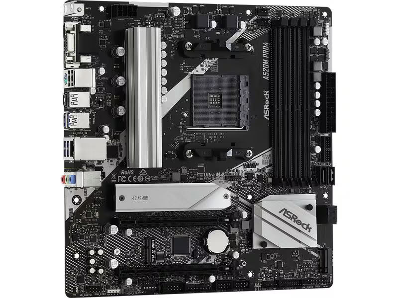 ASRock Mainboard A520M Pro4 ASRock