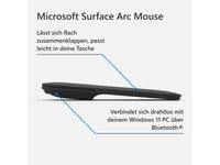 Microsoft Surface Arc Mouse schwarz Microsoft