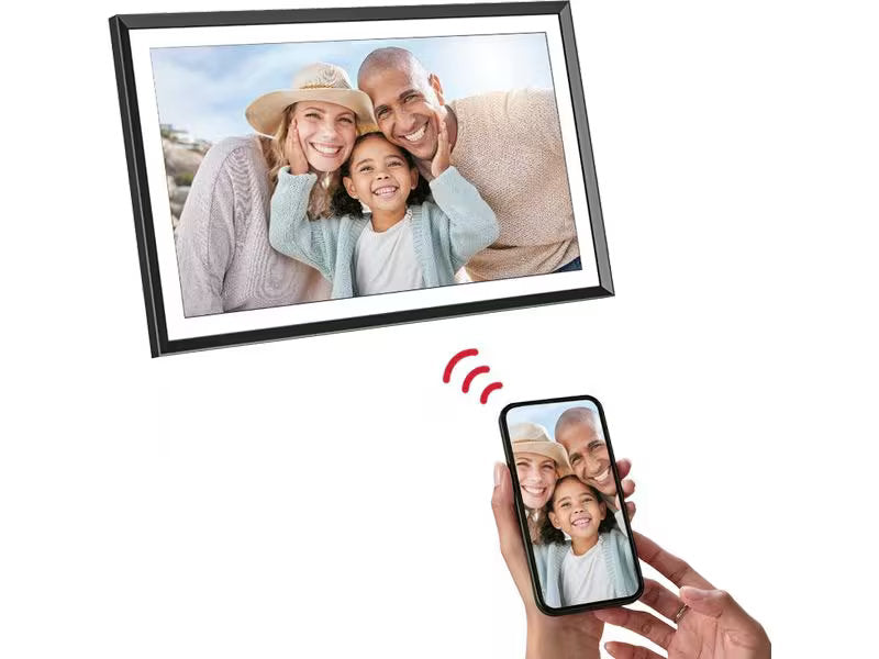 Agfa Digitaler Bilderrahmen Realiview APF1560WiFi 15.6 " Schwarz Agfa
