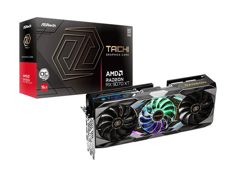 ASRock Grafikkarte Radeon RX 9070 XT Taichi OC 16 GB ASRock