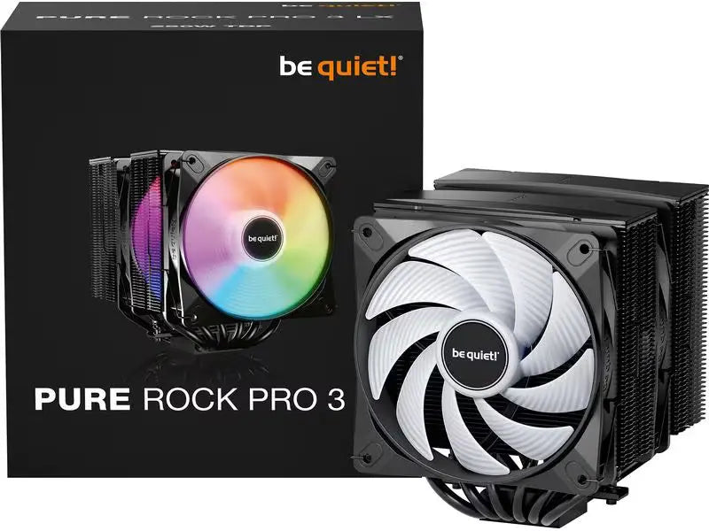 Soyez silencieux ! Refroidisseur de processeur Pure Rock Pro 3 LX Noir