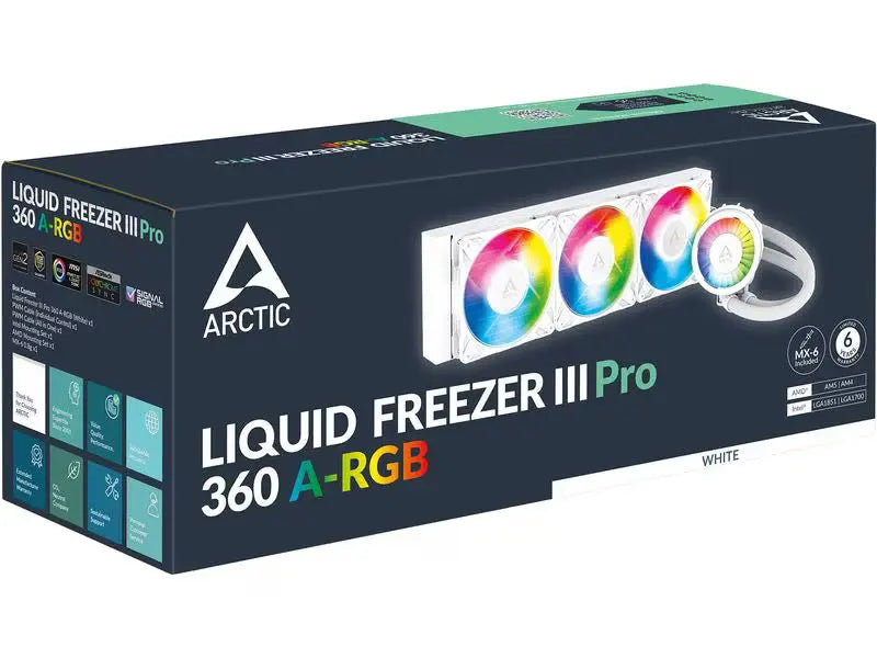 Arctic Cooling Wasserkühlung Liquid Freezer III Pro 360 A-RGB Weiss Arctic Cooling