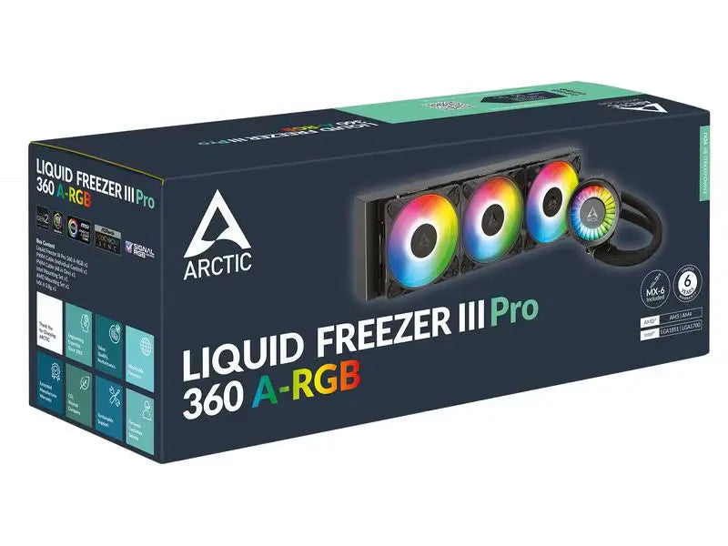 Arctic Cooling Wasserkühlung Liquid Freezer III Pro 360 A-RGB Schwarz Arctic Cooling