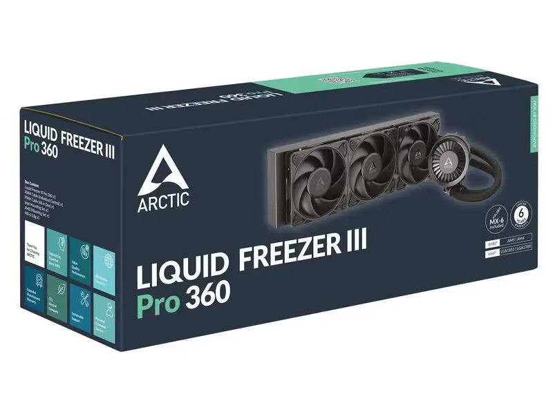 Arctic Cooling Wasserkühlung Liquid Freezer III Pro 360 Schwarz Arctic Cooling