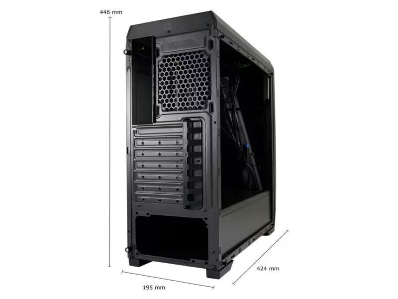 LC-Power PC-Gehäuse Gaming 700B Hexagon LC-Power