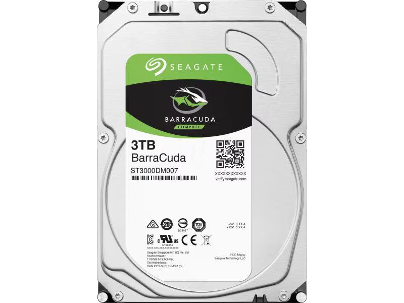 Seagate Harddisk BarraCuda 3.5" SATA 3 TB Seagate