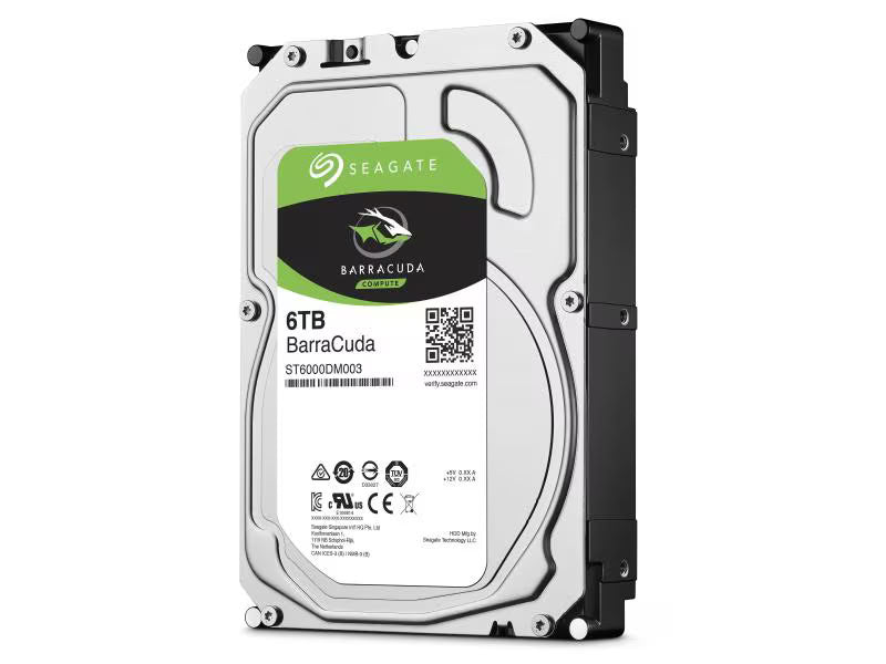 Seagate Harddisk BarraCuda 3.5" SATA 6 TB Seagate